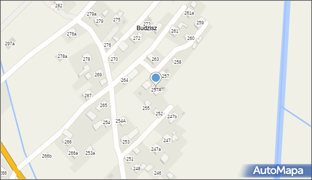 Domaradz, Domaradz, 257A, mapa Domaradz