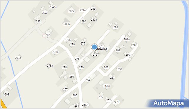 Domaradz, Domaradz, 272, mapa Domaradz