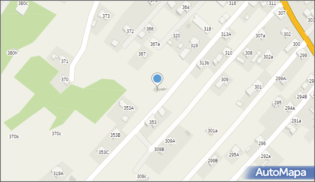 Domaradz, Domaradz, 353f, mapa Domaradz