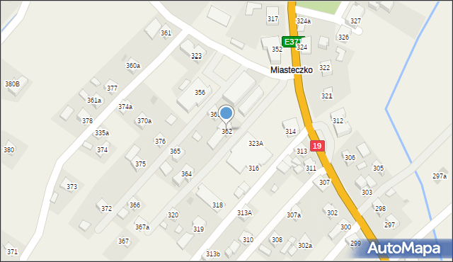 Domaradz, Domaradz, 362, mapa Domaradz