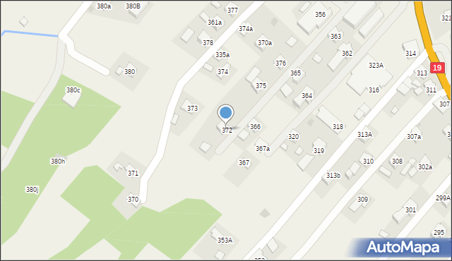 Domaradz, Domaradz, 372, mapa Domaradz