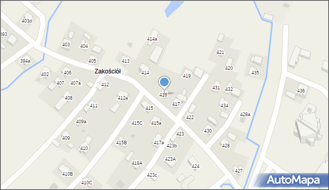 Domaradz, Domaradz, 416a, mapa Domaradz