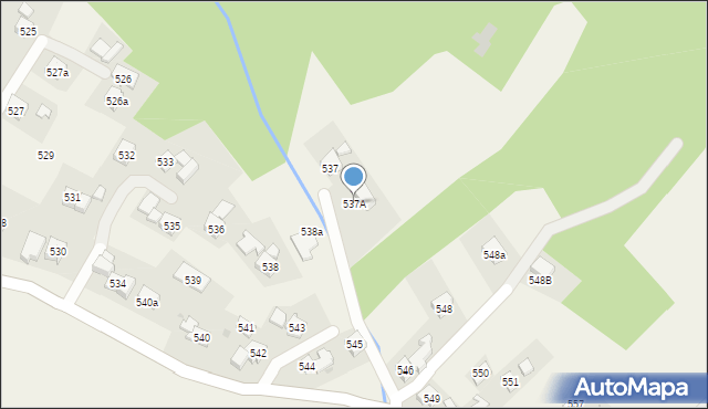 Domaradz, Domaradz, 537A, mapa Domaradz