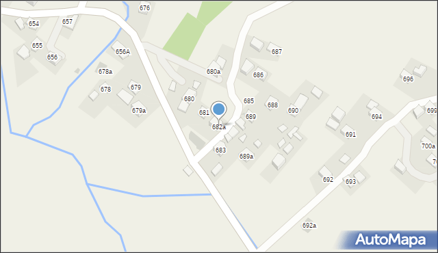 Domaradz, Domaradz, 682a, mapa Domaradz