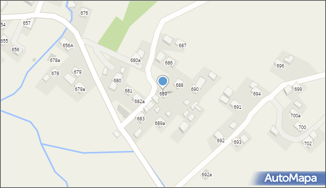 Domaradz, Domaradz, 689, mapa Domaradz