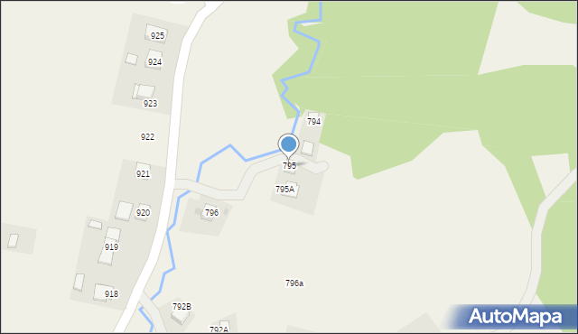 Domaradz, Domaradz, 795, mapa Domaradz