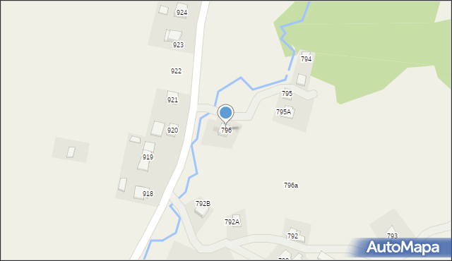 Domaradz, Domaradz, 796, mapa Domaradz