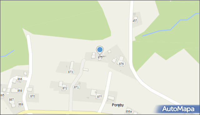 Domaradz, Domaradz, 875, mapa Domaradz