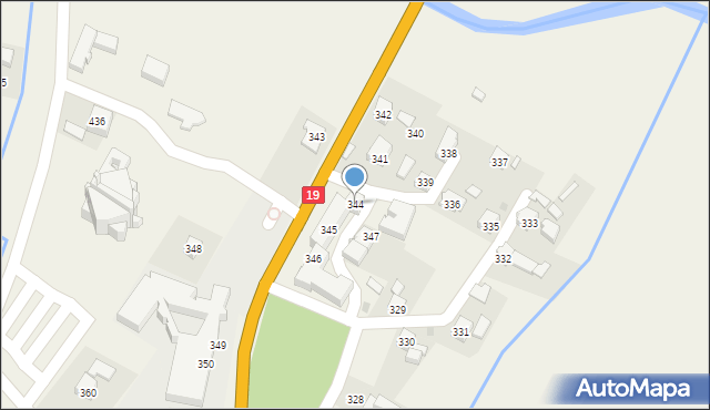 Domaradz, Domaradz, 344, mapa Domaradz