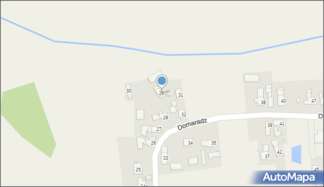 Domaradz, Domaradz, 29, mapa Domaradz
