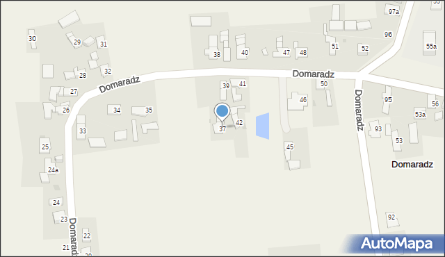 Domaradz, Domaradz, 37, mapa Domaradz