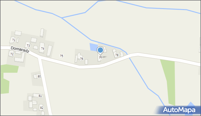 Domaradz, Domaradz, 77, mapa Domaradz