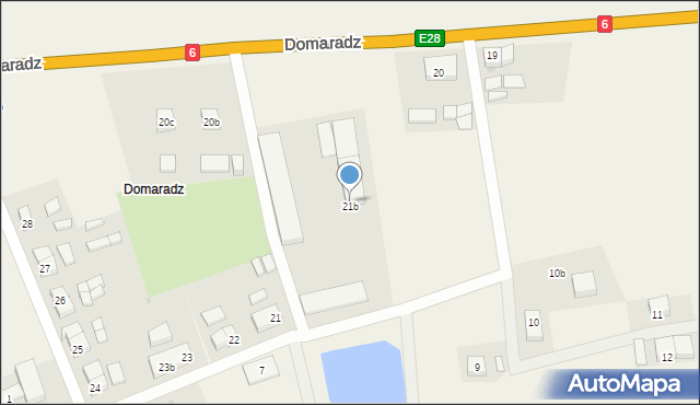 Domaradz, Domaradz, 21b, mapa Domaradz