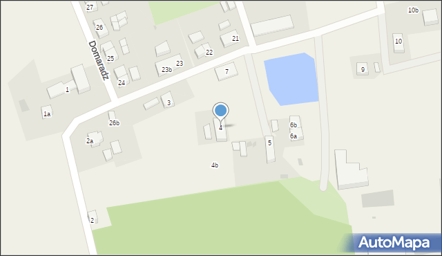Domaradz, Domaradz, 4, mapa Domaradz