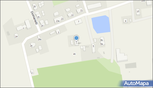 Domaradz, Domaradz, 4a, mapa Domaradz