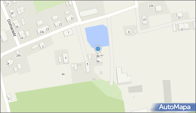Domaradz, Domaradz, 6b, mapa Domaradz