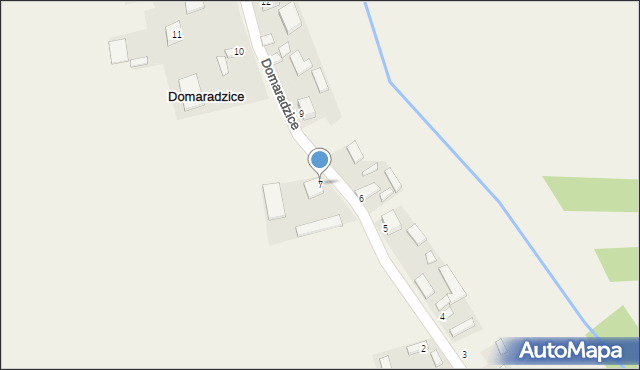 Domaradzice, Domaradzice, 7, mapa Domaradzice