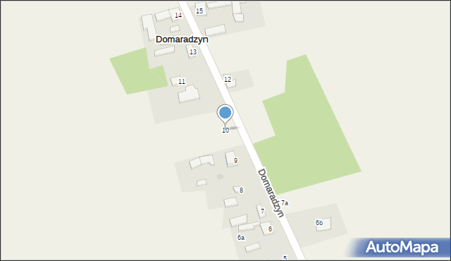 Domaradzyn, Domaradzyn, 10, mapa Domaradzyn
