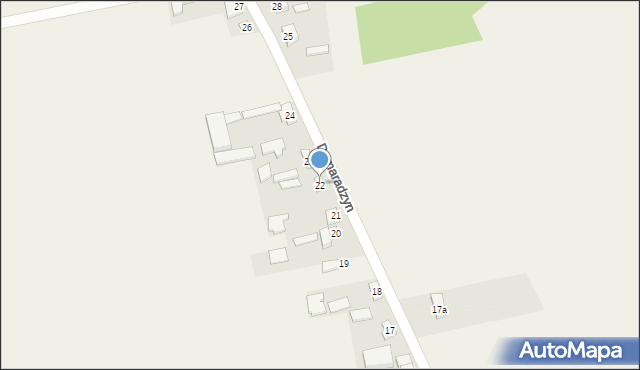 Domaradzyn, Domaradzyn, 22, mapa Domaradzyn