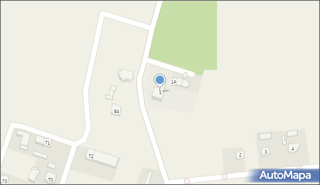 Domasłów, Domasłów, 1, mapa Domasłów