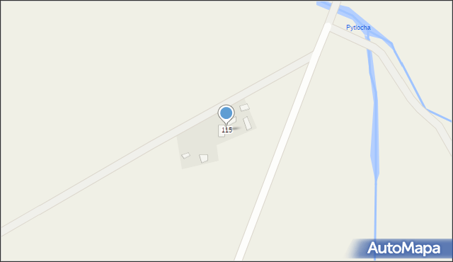 Domaszew, Domaszew, 115, mapa Domaszew