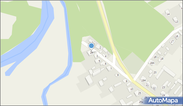 Domaszew, Domaszew, 2A, mapa Domaszew