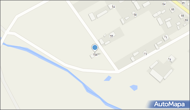 Domaszew, Domaszew, 73A, mapa Domaszew