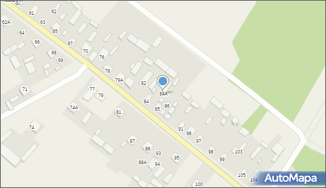 Domaszew, Domaszew, 84A, mapa Domaszew