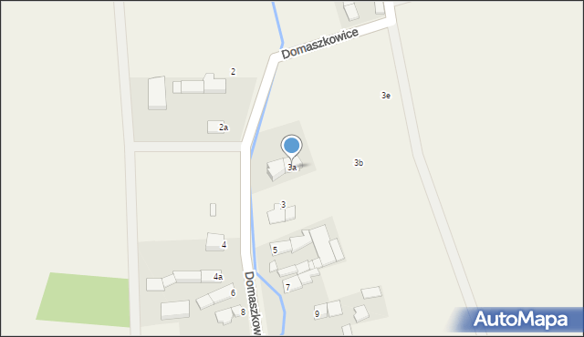 Domaszkowice, Domaszkowice, 3a, mapa Domaszkowice