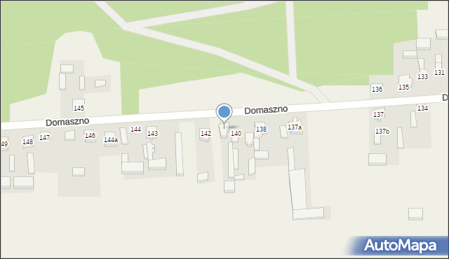 Domaszno, Domaszno, 141, mapa Domaszno