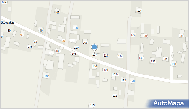 Domatków, Domatków, 117, mapa Domatków