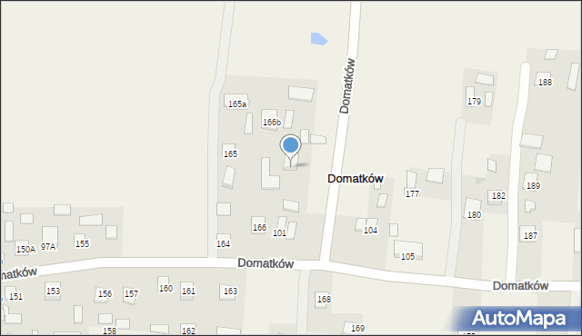 Domatków, Domatków, 170, mapa Domatków