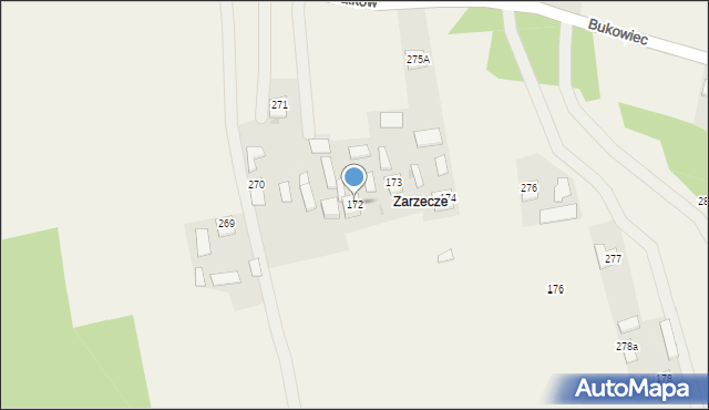 Domatków, Domatków, 172, mapa Domatków