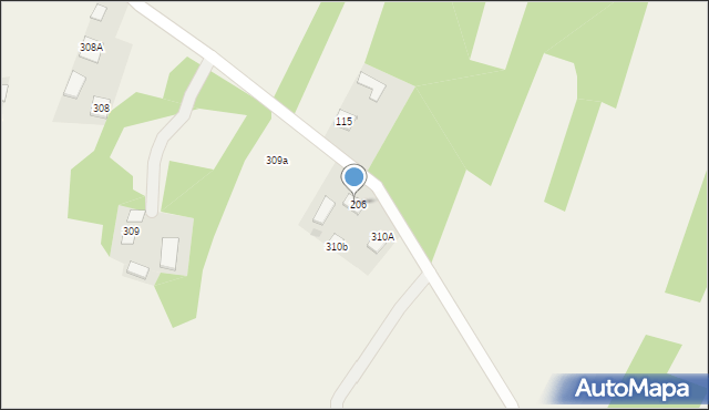 Domatków, Domatków, 310, mapa Domatków