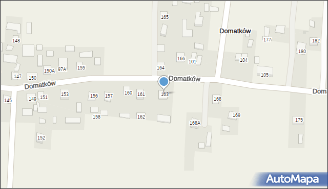 Domatków, Domatków, 98A, mapa Domatków