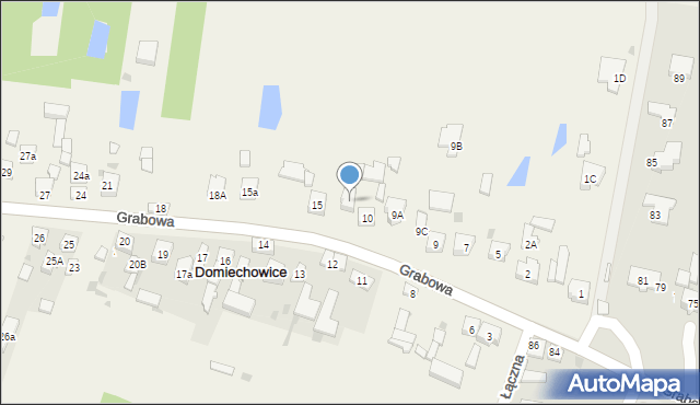Domiechowice, Domiechowice, 10a, mapa Domiechowice