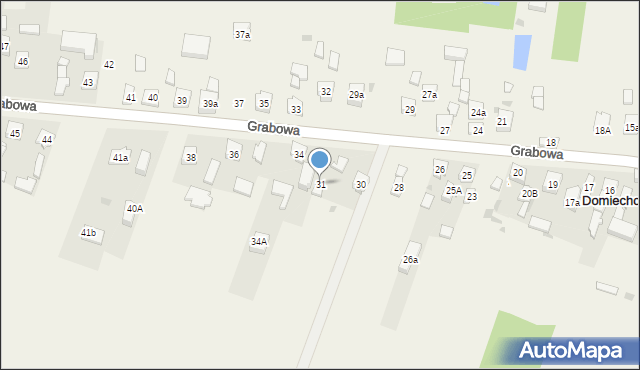 Domiechowice, Domiechowice, 31, mapa Domiechowice
