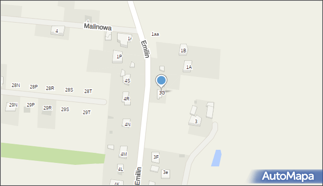 Domiechowice, Domiechowice, 3G, mapa Domiechowice