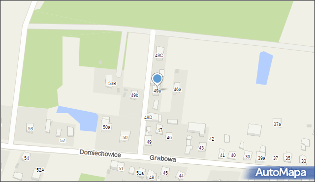 Domiechowice, Domiechowice, 49a, mapa Domiechowice