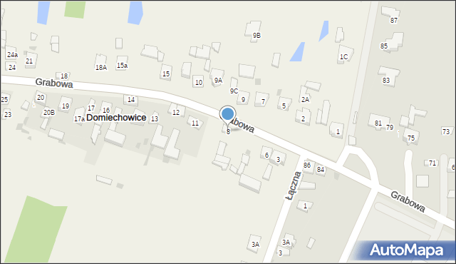 Domiechowice, Domiechowice, 8, mapa Domiechowice