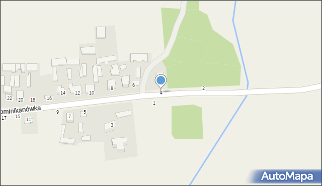 Dominikanówka, Dominikanówka, 4, mapa Dominikanówka