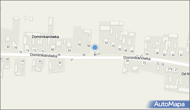 Dominikanówka, Dominikanówka, 56, mapa Dominikanówka