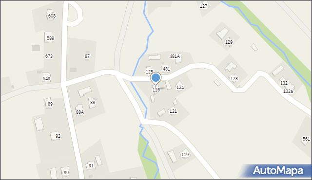 Dominikowice, Dominikowice, 116, mapa Dominikowice
