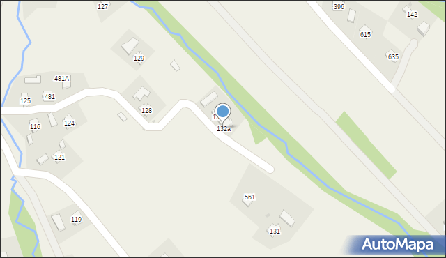 Dominikowice, Dominikowice, 132a, mapa Dominikowice