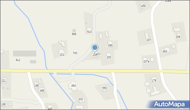 Dominikowice, Dominikowice, 216, mapa Dominikowice