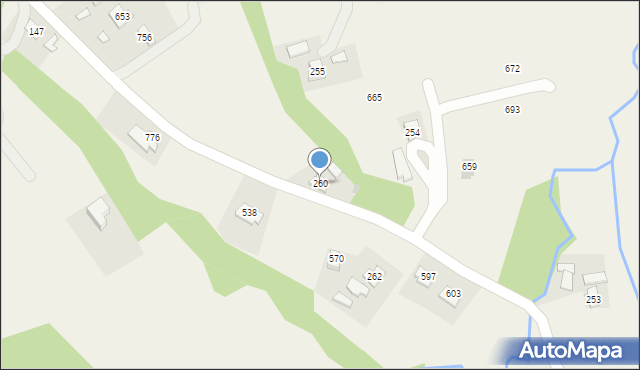 Dominikowice, Dominikowice, 260, mapa Dominikowice