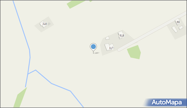 Dominikowice, Dominikowice, 317a, mapa Dominikowice