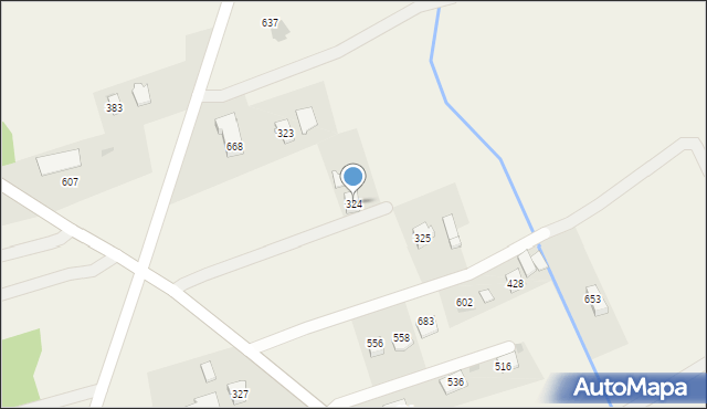 Dominikowice, Dominikowice, 324, mapa Dominikowice