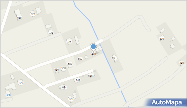 Dominikowice, Dominikowice, 428, mapa Dominikowice