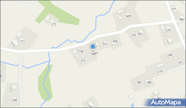 Dominikowice, Dominikowice, 429, mapa Dominikowice